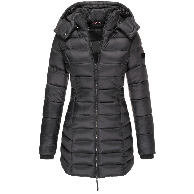 Genevieve - Lange Daunenjacke