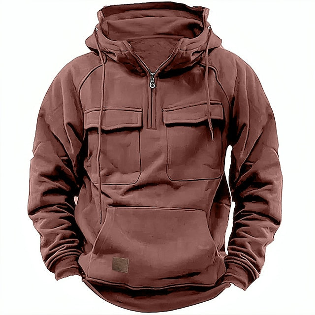 Xavier - Bequemer Winterhoodie mit Reißverschluss