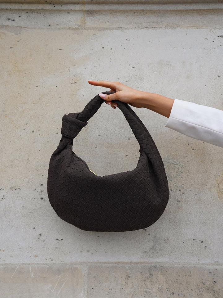 Mittelgroße Wildleder-Tasche
