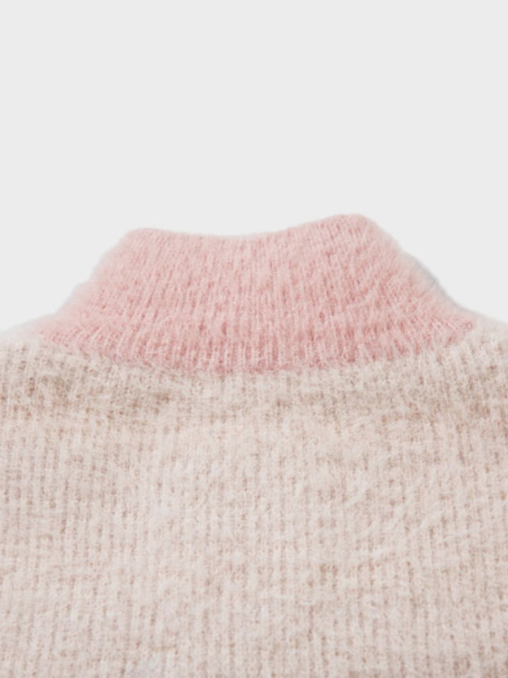 Mohair Vintage Winter-Reißverschluss