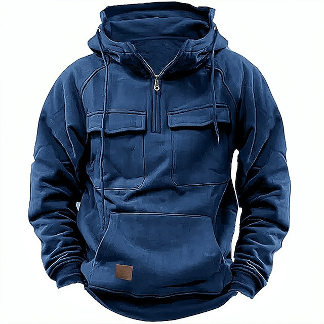 Xavier - Bequemer Winterhoodie mit Reißverschluss