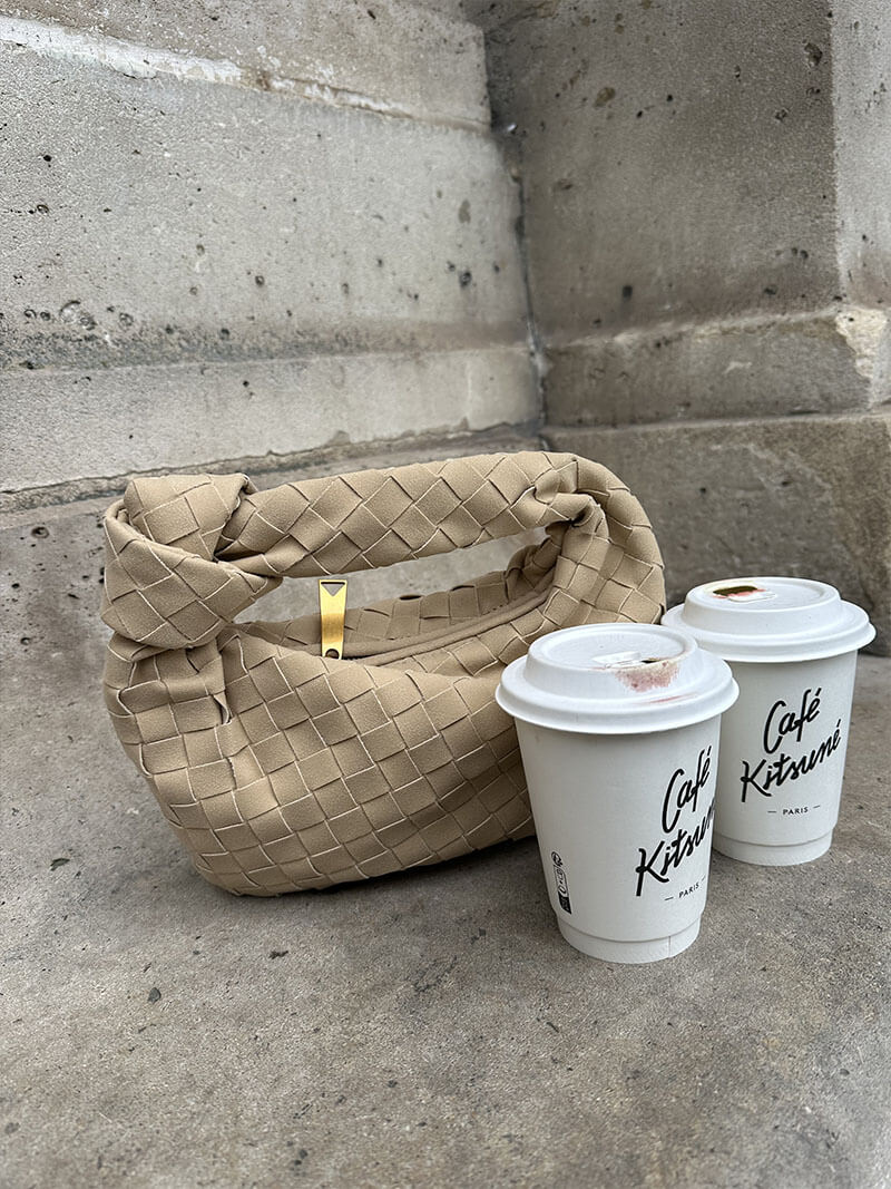 Mini-Handtasche aus Wildleder